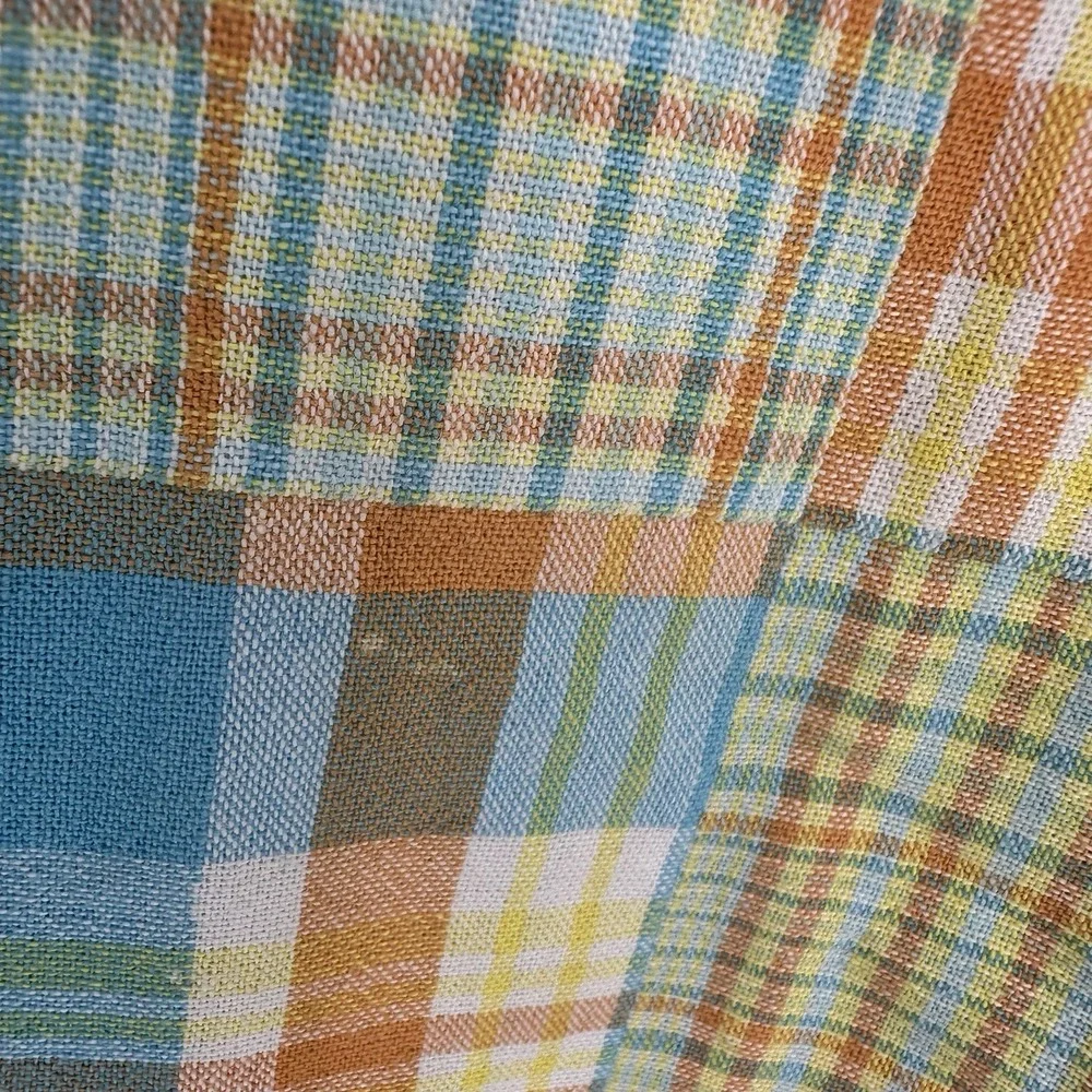 Southpole Shorts Men 36 Yellow Blue‎ Plaid Patchwork Hip Hop Y2K Skater Vintage